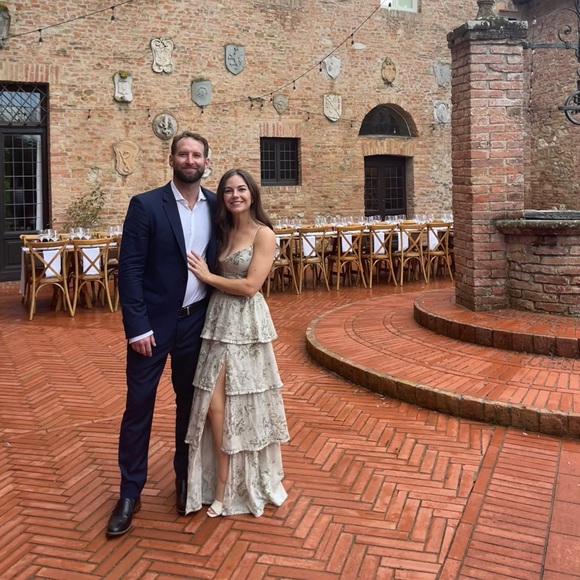 V. Chapman White Sleeveless Tiered Maxi Dress - Picture 8 of 8